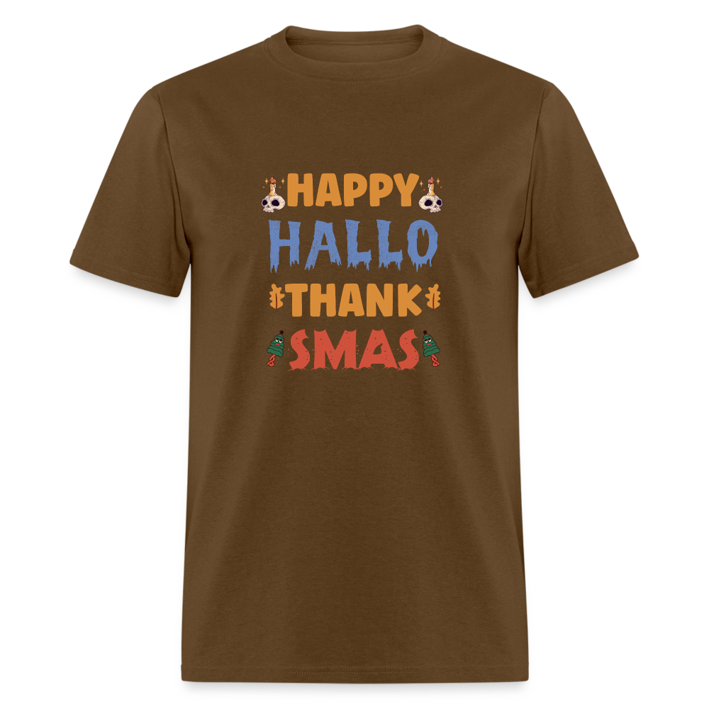 Happy Hallo Thank Smas - brown