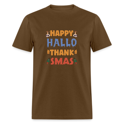 Happy Hallo Thank Smas - brown