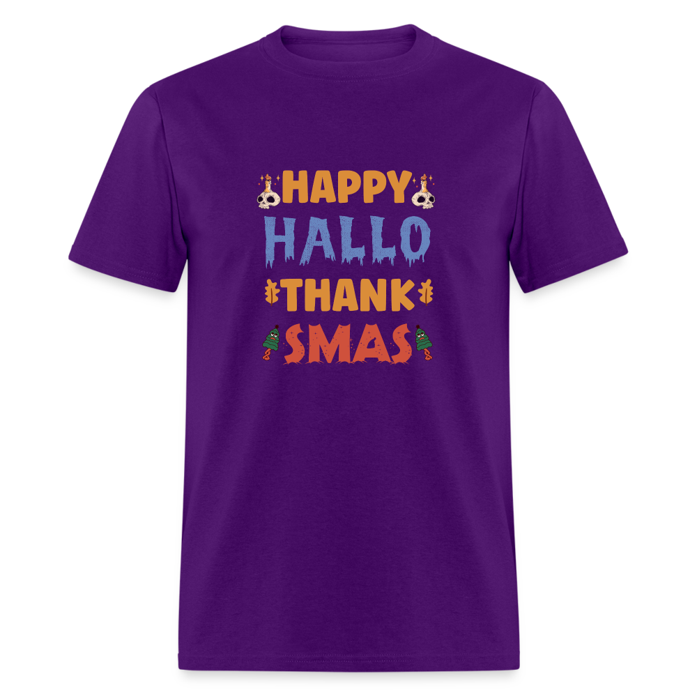 Happy Hallo Thank Smas - purple