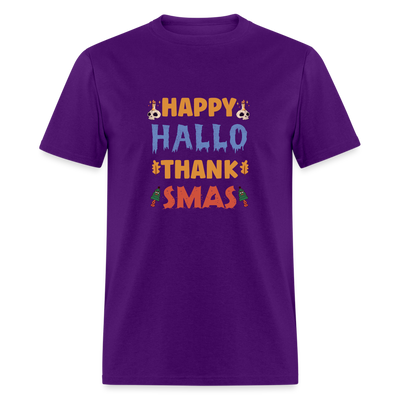 Happy Hallo Thank Smas - purple