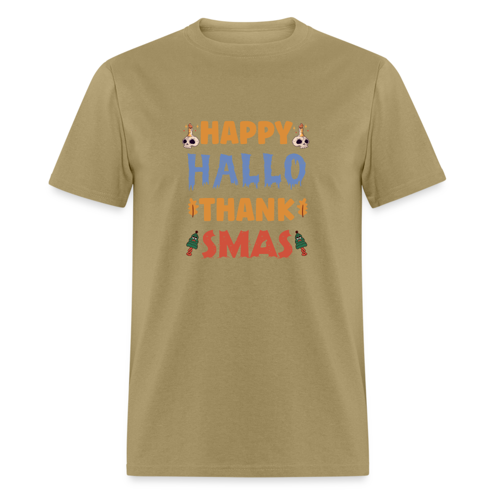 Happy Hallo Thank Smas - khaki