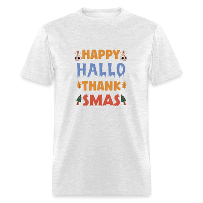 Happy Hallo Thank Smas - light heather gray