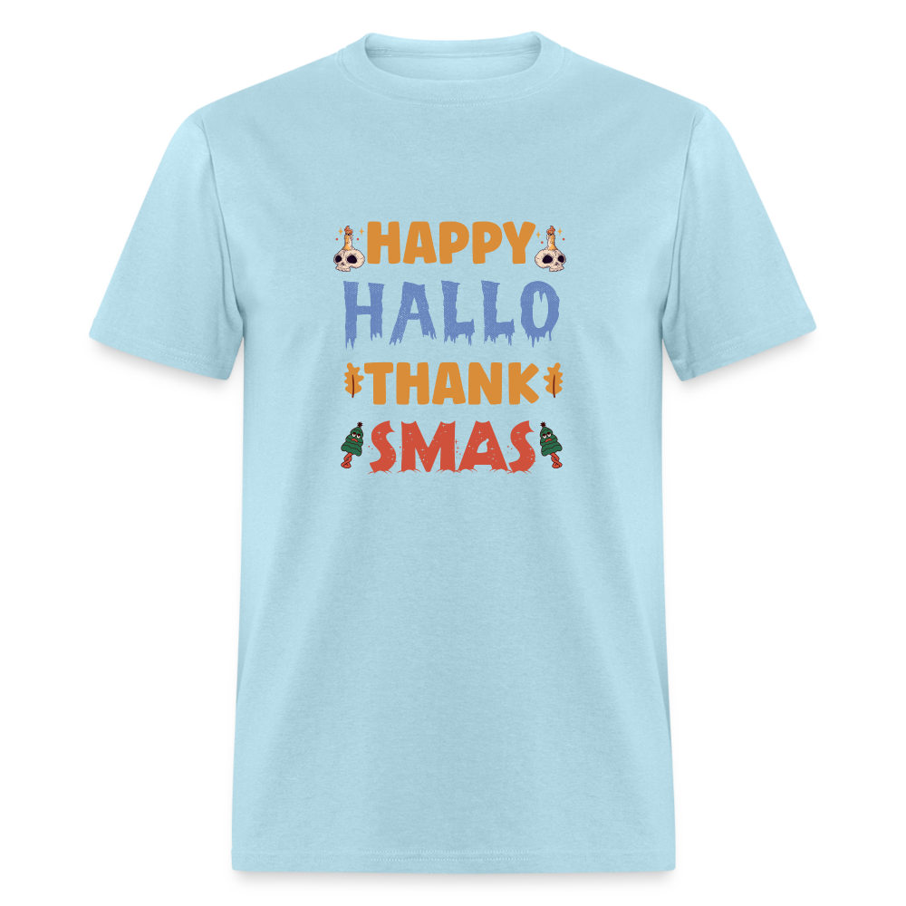 Happy Hallo Thank Smas - powder blue