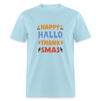 Happy Hallo Thank Smas - powder blue