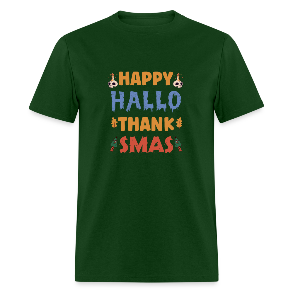 Happy Hallo Thank Smas - forest green