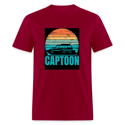 Captoon - dark red