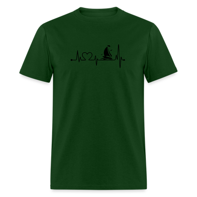 Sailing Heartbeat - forest green