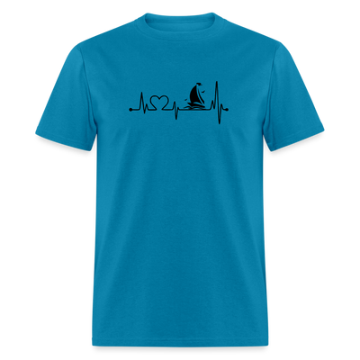 Sailing Heartbeat - turquoise