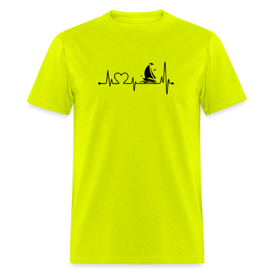 Sailing Heartbeat - safety green