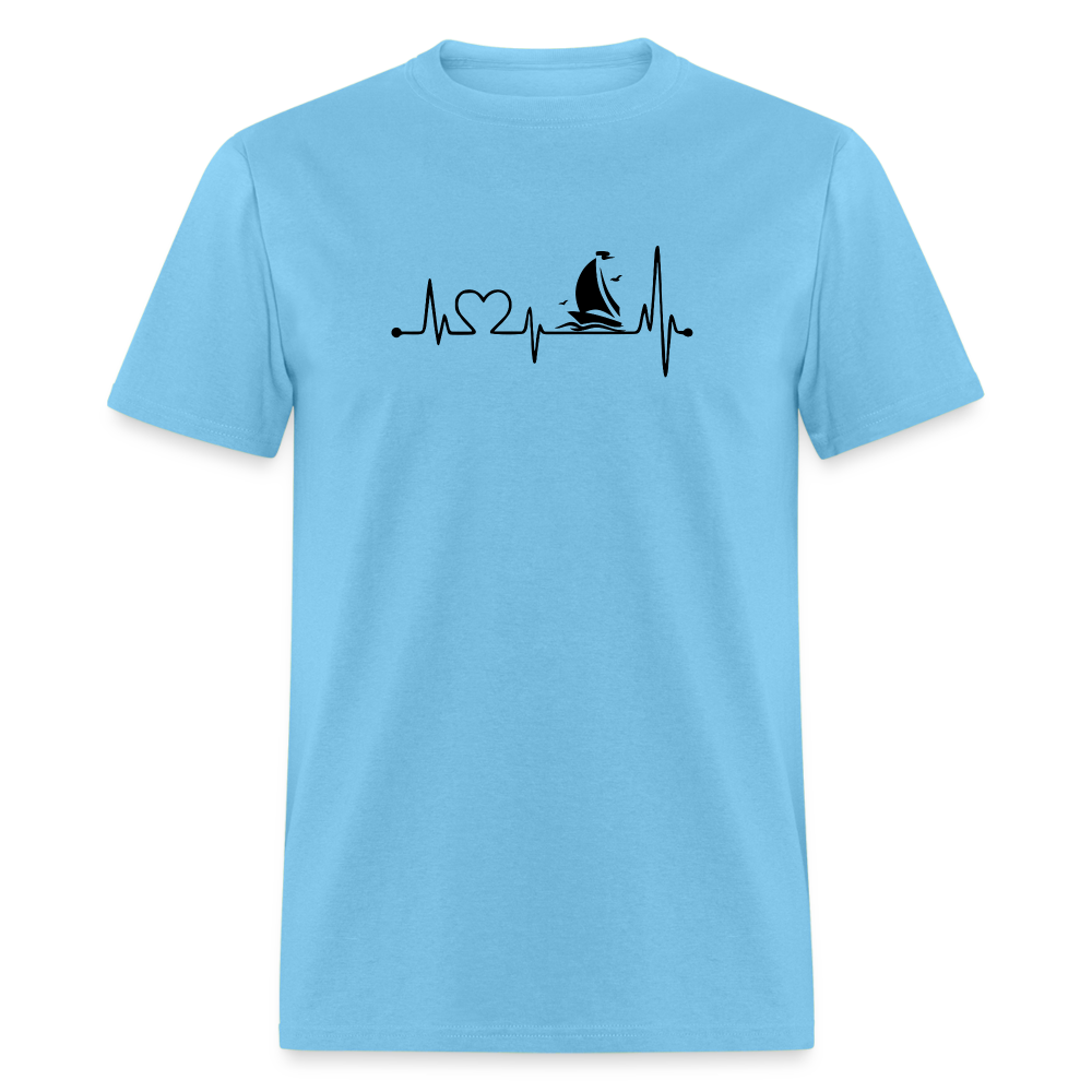 Sailing Heartbeat - aquatic blue