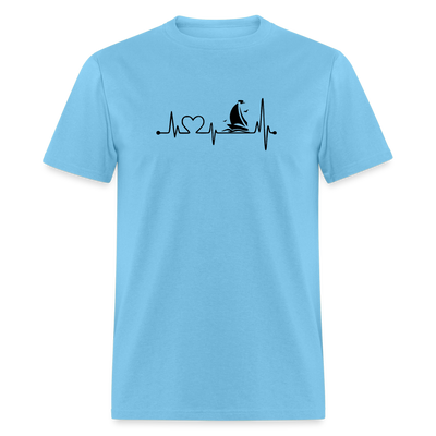 Sailing Heartbeat - aquatic blue