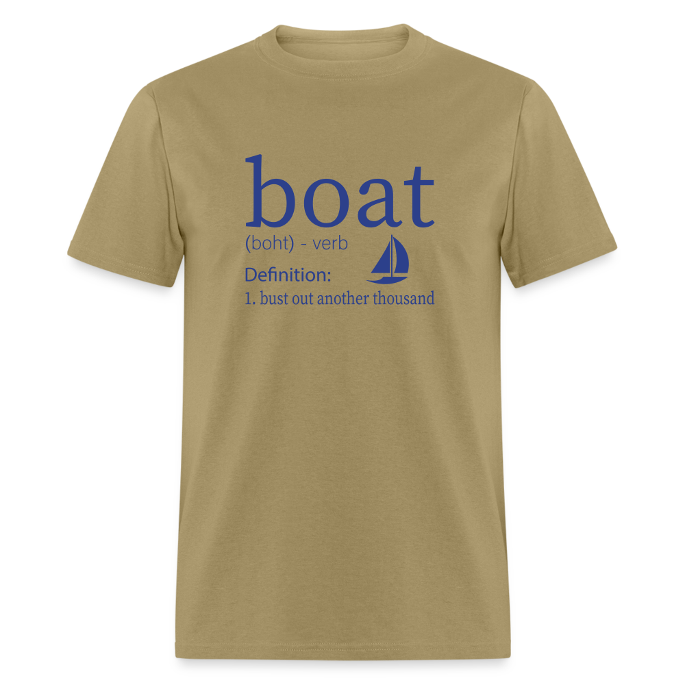 boat - khaki