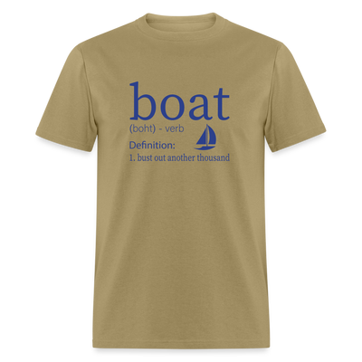 boat - khaki