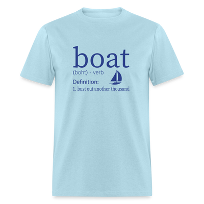 boat - powder blue