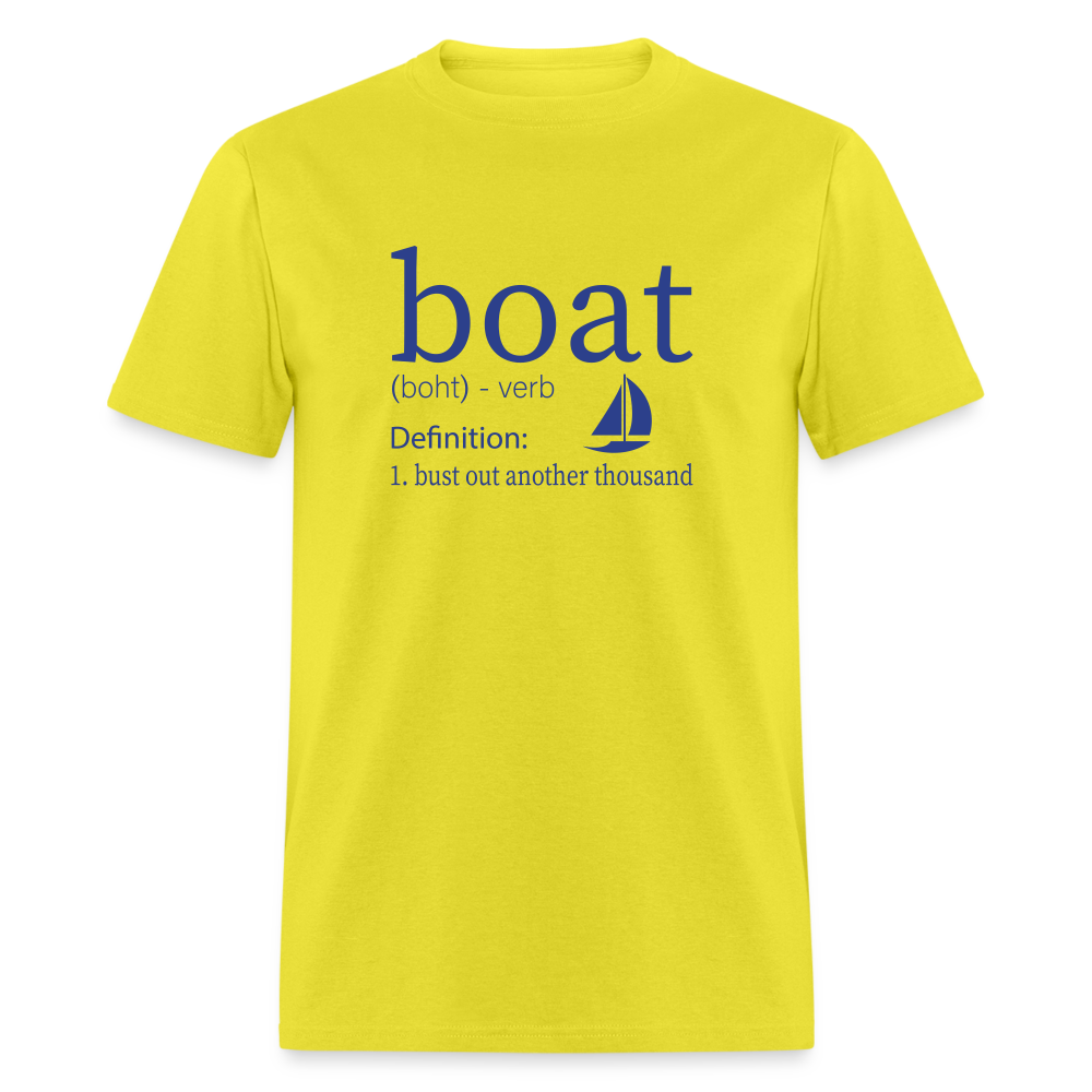 boat - yellow