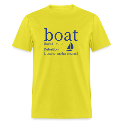 boat - yellow