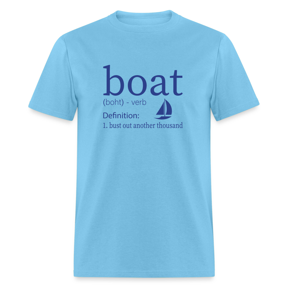 boat - aquatic blue