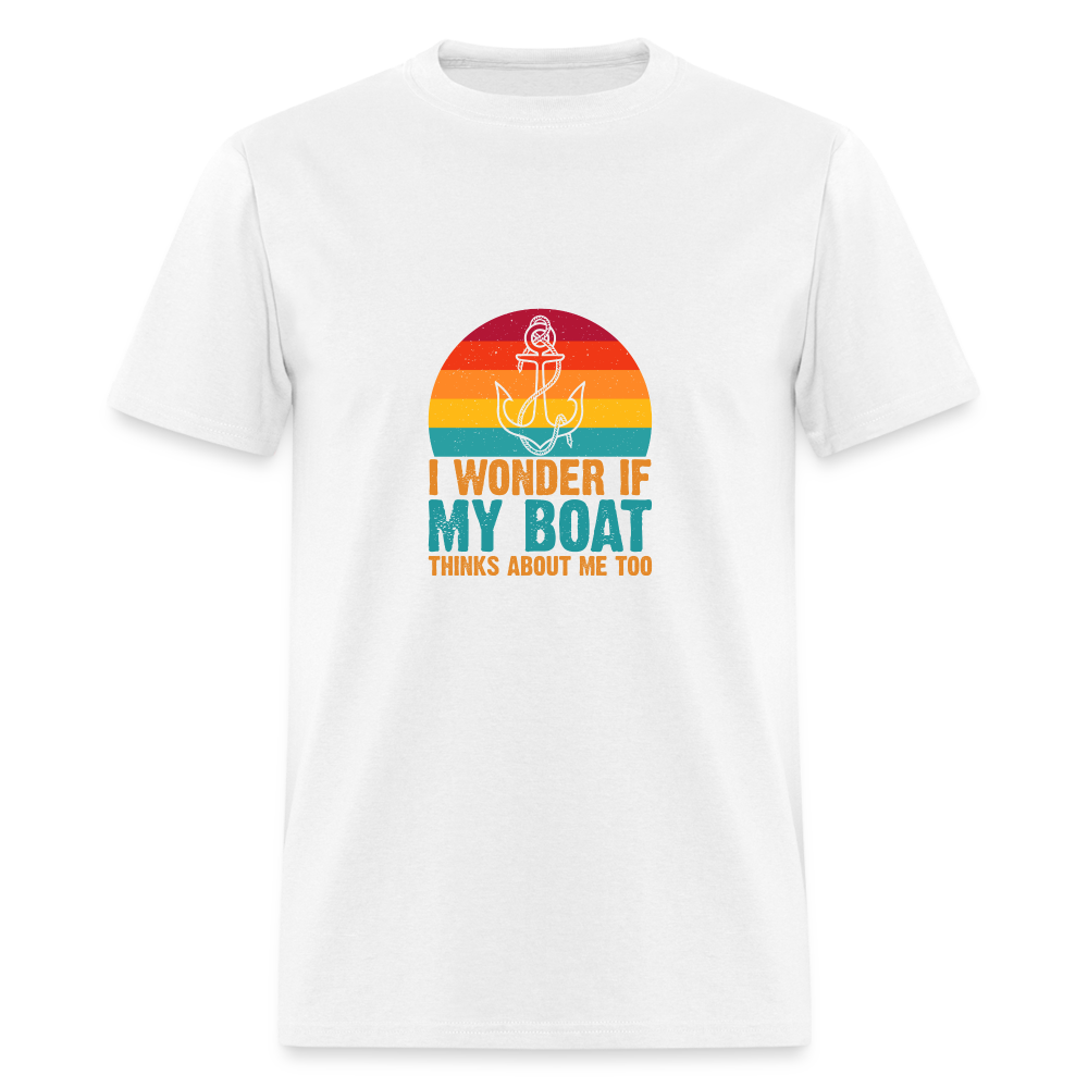 I wonder if my boat - white