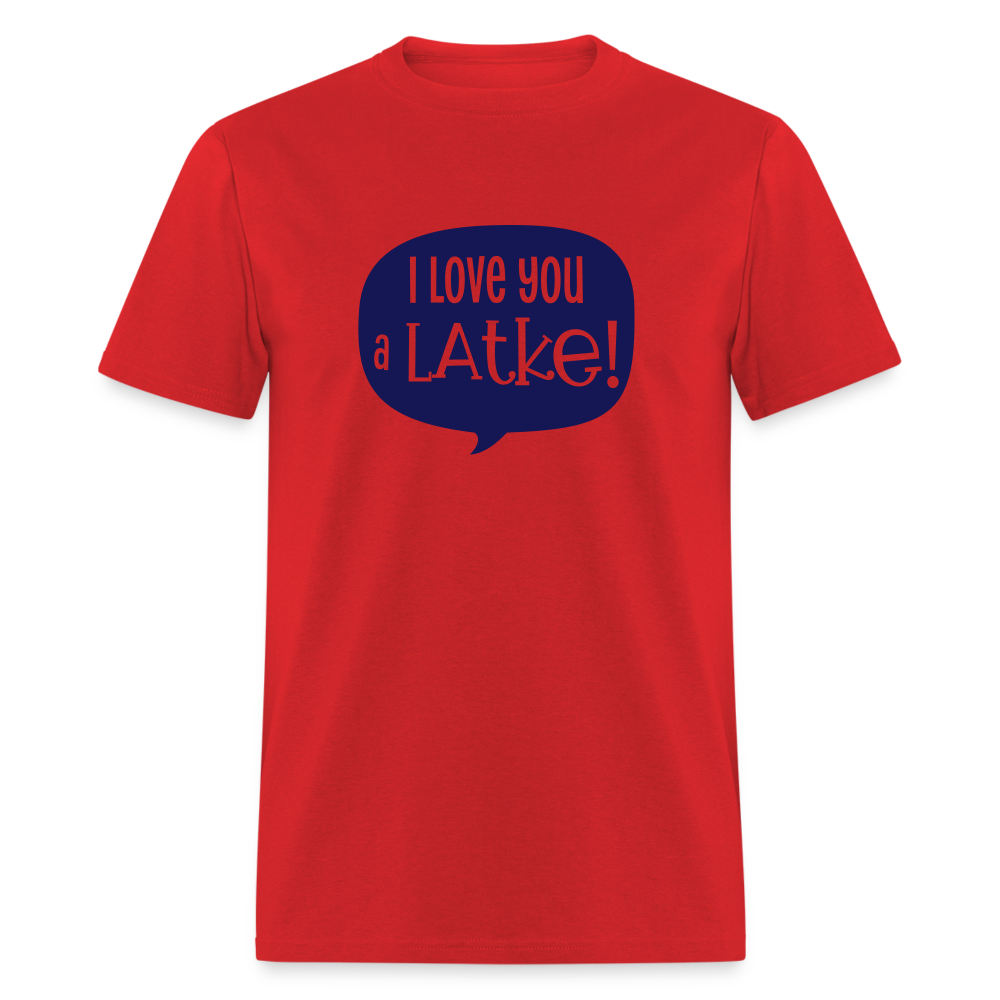 I love you a LATKE! - red