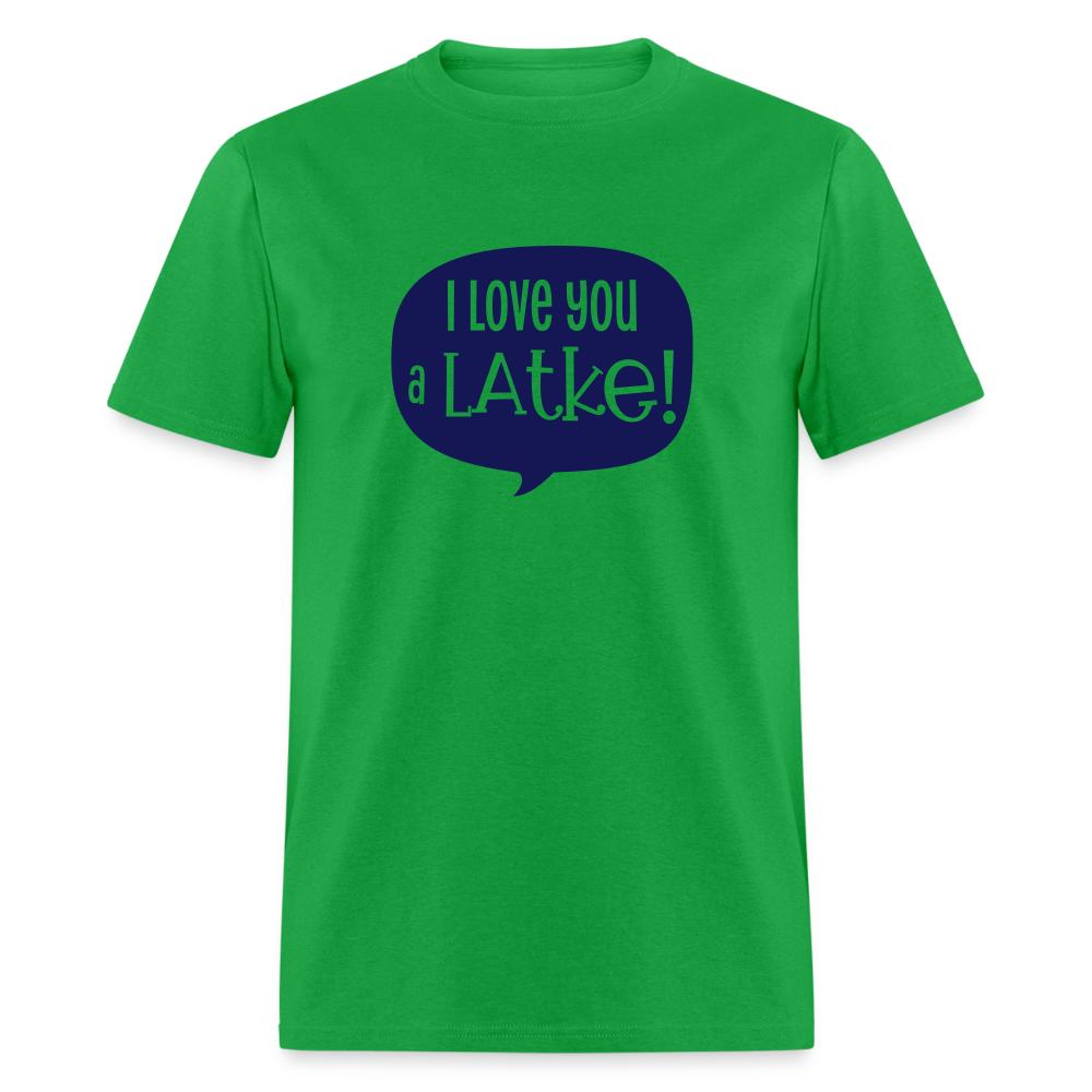 I love you a LATKE! - bright green