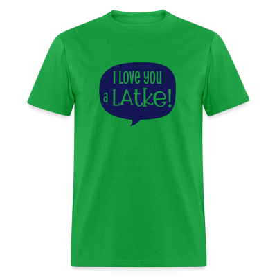 I love you a LATKE! - bright green