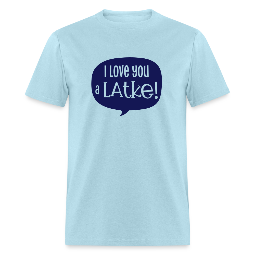 I love you a LATKE! - powder blue