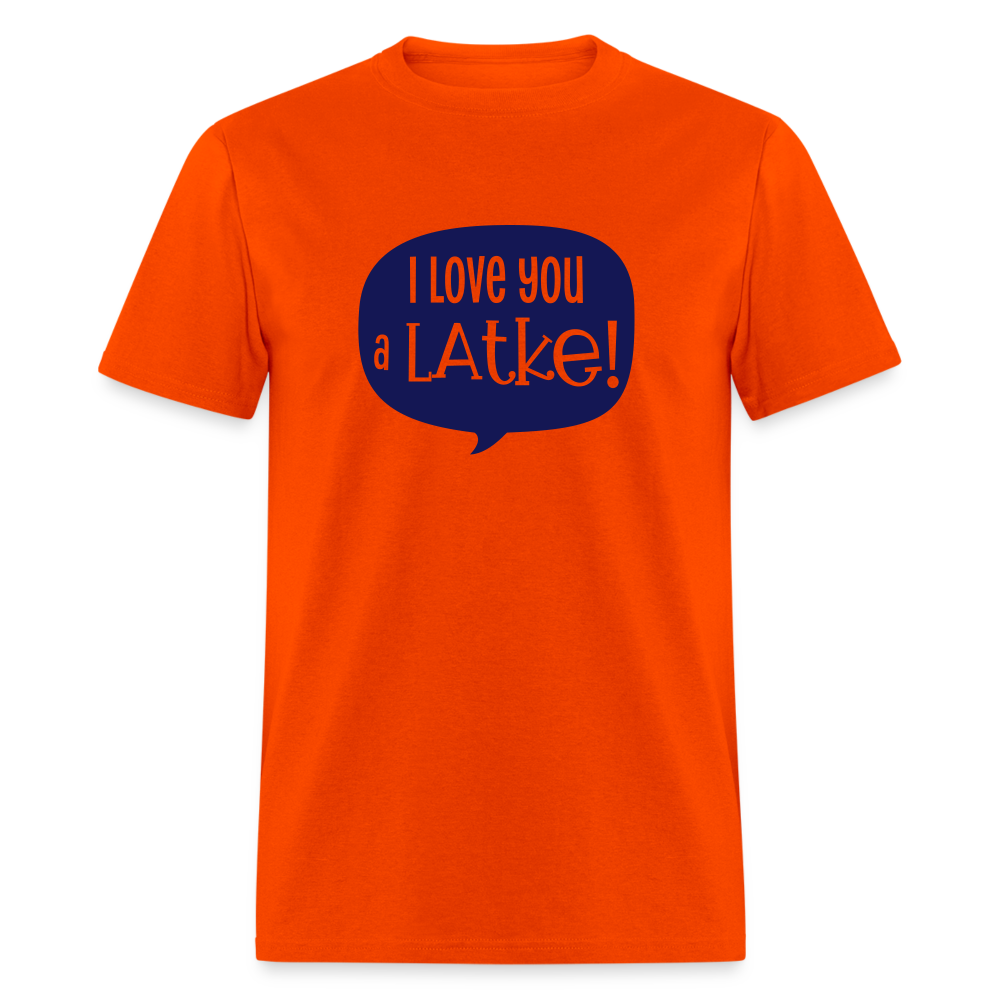 I love you a LATKE! - orange